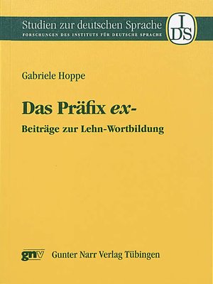 cover image of Das Präfix ex-